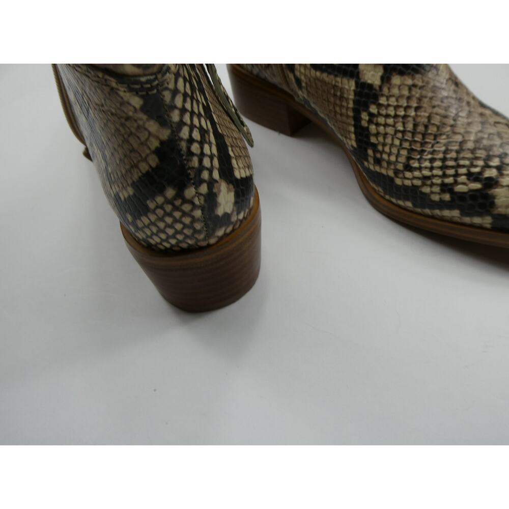 Aldo Python Print Booties, Size 7, New Without Box - image 4